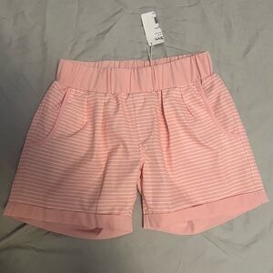 Pink Striped Kids' Shorts